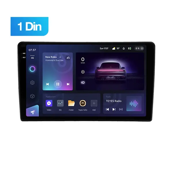 Navigatie Auto Teyes CC3 2K Nissan Navara 3 D40 2004-2010 4+64GB 9.5" QLED Octa-core 2Ghz, Android 4G Bluetooth 5.1 DSP