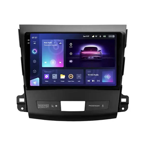 Navigatie Auto Teyes CC3 2K Peugeot 4007 2007-2012 4+64GB 9.5" QLED Octa-core 2Ghz, Android 4G Bluetooth 5.1 DSP