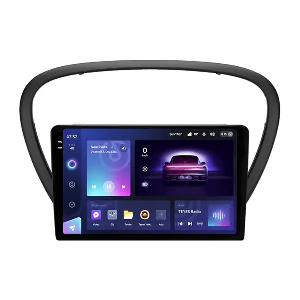 Navigatie Auto Teyes CC3 2K Peugeot 607 2004-2010 6+128GB 9.5" QLED Octa-core 2Ghz, Android 4G Bluetooth 5.1 DSP