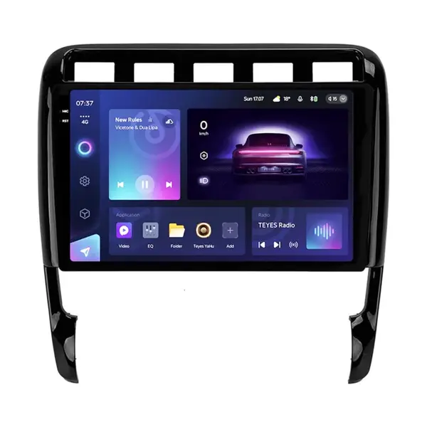Navigatie Auto Teyes CC3 2K Porsche Cayenne 2002-2010 4+64GB 9.5" QLED Octa-core 2Ghz, Android 4G Bluetooth 5.1 DSP