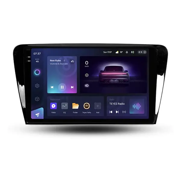 Navigatie Auto Teyes CC3 2K Skoda Octavia 3 2013-2018 6+128GB 10.36" QLED Octa-core 2Ghz, Android 4G Bluetooth 5.1 DSP