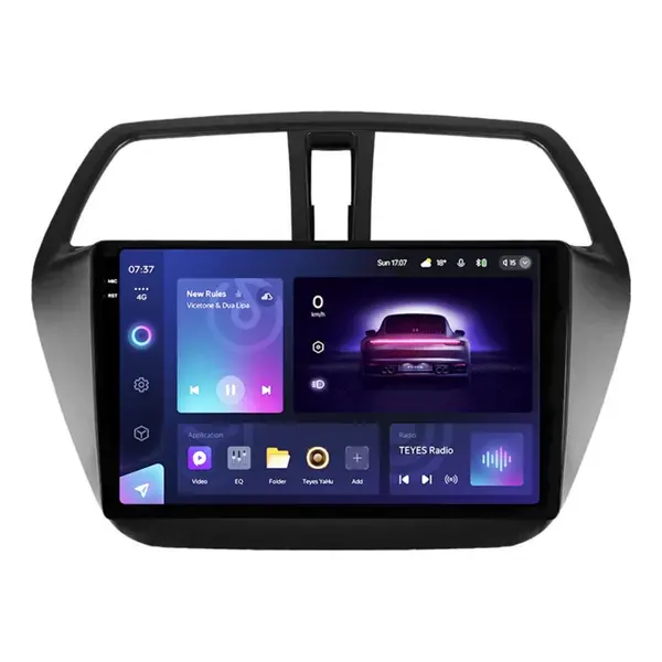 Navigatie Auto Teyes CC3 2K Suzuki S Cross 2012-2016 4+64GB 9.5" QLED Octa-core 2Ghz, Android 4G Bluetooth 5.1 DSP