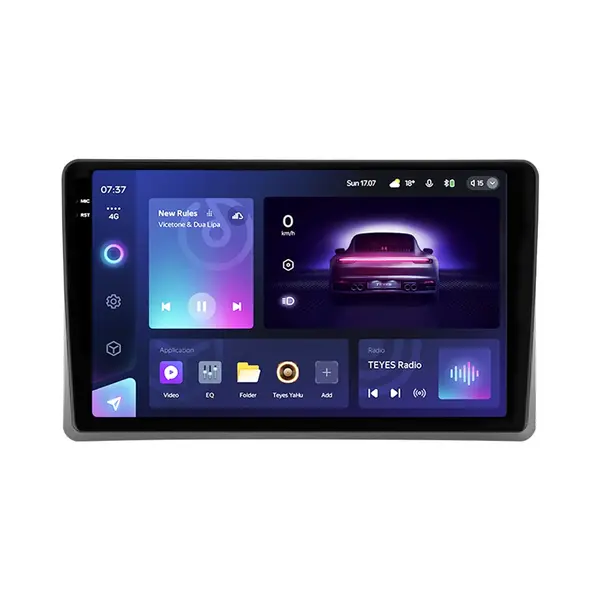 Navigatie Auto Teyes CC3 2K Toyota Land Cruiser J100 1998-2007 4+64GB 9.5" QLED Octa-core 2Ghz, Android 4G Bluetooth 5.1 DSP