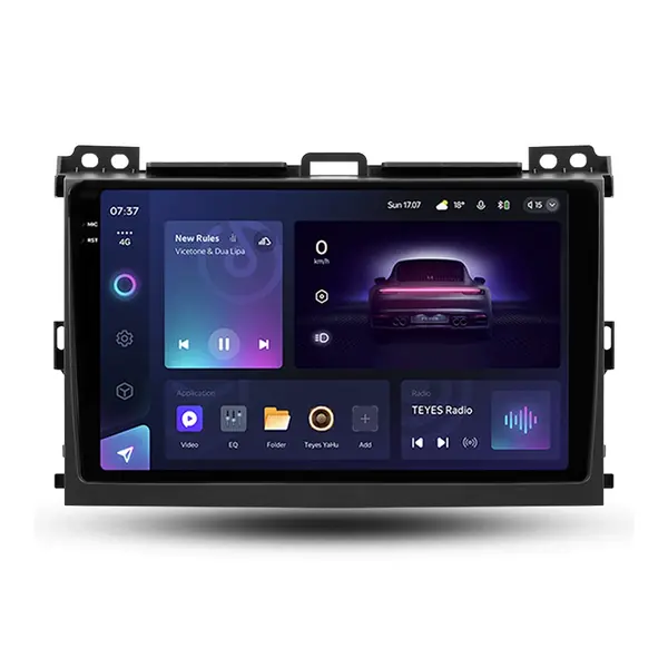 Navigatie Auto Teyes CC3 2K Toyota Land Cruiser Prado J150 2009-2013 4+32GB 9.5" QLED Octa-core 2Ghz, Android 4G Bluetooth 5.1 DSP