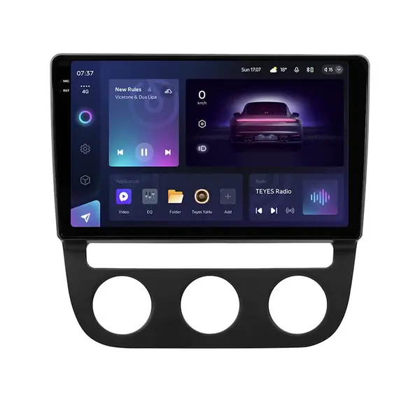 Navigatie Auto Teyes CC3 2K Volkswagen Golf 5 2005-2010 4+32GB 10.36" QLED Octa-core 2Ghz Android 4G Bluetooth 5.1 DSP