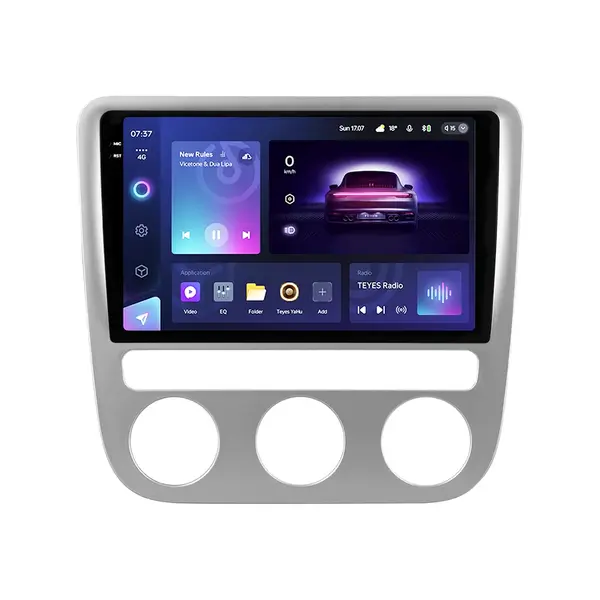 Navigatie Auto Teyes CC3 2K Volkswagen Scirocco 2008-2017 4+32GB 9.5" QLED Octa-core 2Ghz, Android 4G Bluetooth 5.1 DSP