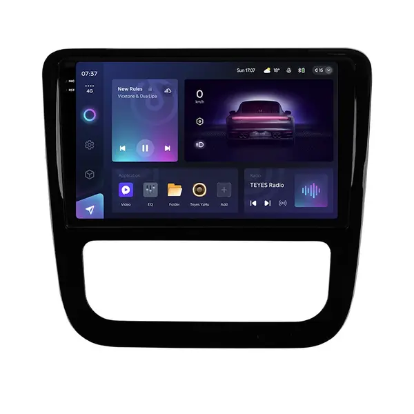 Navigatie Auto Teyes CC3 2K Volkswagen Scirocco 2008-2017 4+32GB 9.5" QLED Octa-core 2Ghz Android 4G Bluetooth 5.1 DSP