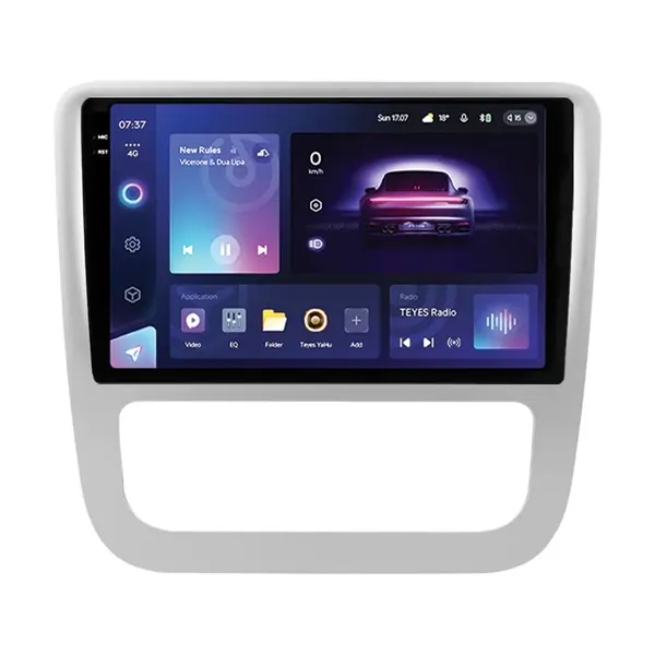 Navigatie Auto Teyes CC3 2K Volkswagen Scirocco 2008-2017 4+32GB 9.5" QLED Octa-core 2Ghz Android 4G Bluetooth 5.1 DSP