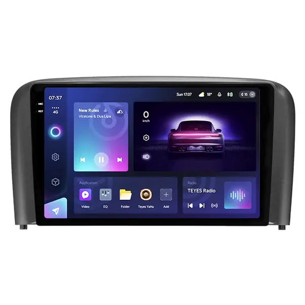 Navigatie Auto Teyes CC3 2K Volvo S80 1998-2006 6+128GB 9.5" QLED Octa-core 2Ghz, Android 4G Bluetooth 5.1 DSP