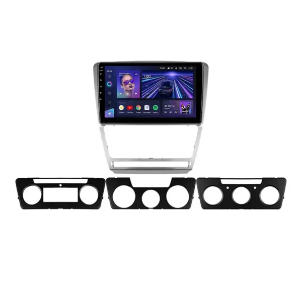 Navigatie Auto Teyes CC3 360 Skoda Octavia 2 2004-2013 6+128GB 10.2" QLED Octa-core 1.8Ghz Android 4G Bluetooth 5.1 DSP