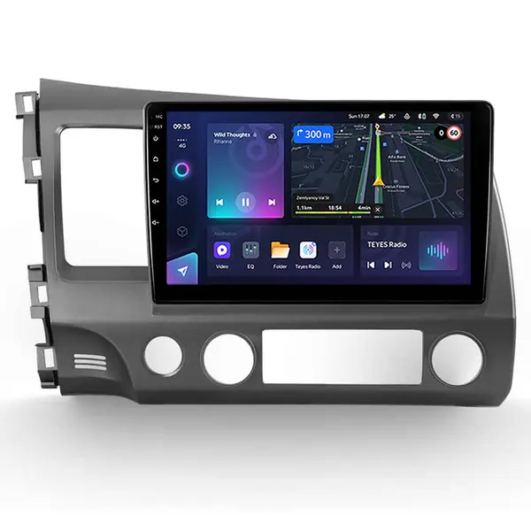 Navigatie Auto Teyes CC3L Honda Civic 8 2005-2012 4+64GB 10.2" IPS Octa-core 1.6Ghz, Android 4G Bluetooth 5.1 DSP