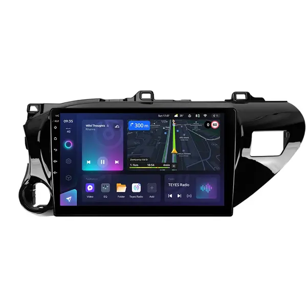 Navigatie Auto Teyes CC3L Toyota Hilux 2015-2020 4+64GB 10.2" IPS Octa-core 1.6Ghz, Android 4G Bluetooth 5.1 DSP