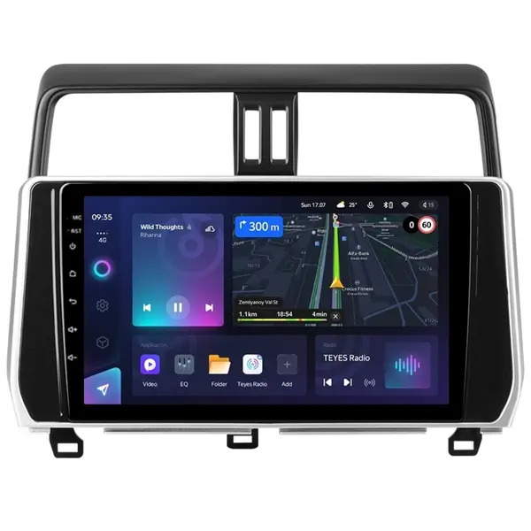 Navigatie Auto Teyes CC3L Toyota Land Cruiser Prado J150 2018-2020 4+64GB 10.2" IPS Octa-core 1.6Ghz, Android 4G Bluetooth 5.1 DSP
