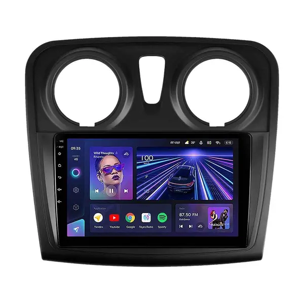 Navigatie Auto Teyes CC3L WiFi Dacia Sandero 2 2012-2016 2+32GB 9" IPS Quad-core 1.3Ghz, Android Bluetooth 5.1 DSP