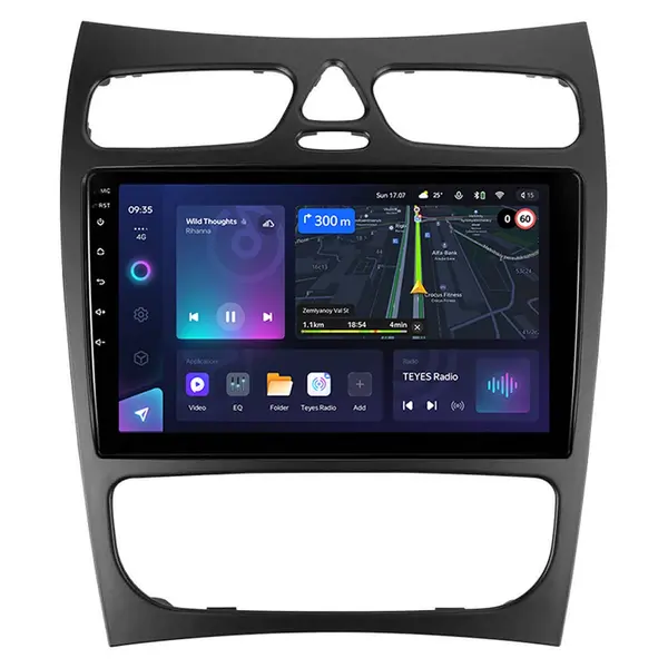 Navigatie Auto Teyes CC3L WiFi Mercedes-Benz C Class W203 2004-2011 2+32GB 9" IPS Quad-core 1.3Ghz, Android Bluetooth 5.1 DSP