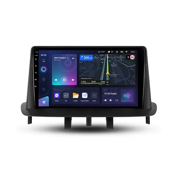 Navigatie Auto Teyes CC3L WiFi Renault Megane 3 2008-2014 2+32GB 9" IPS Quad-core 1.3Ghz, Android Bluetooth 5.1 DSP