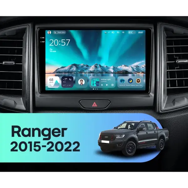 Navigatie Auto Teyes CC4 Ford Ranger P703 2015-2022 6+64GB 9.5" QLED Octa-core 2.7Ghz, Android 4G Bluetooth 5.1 DSP
