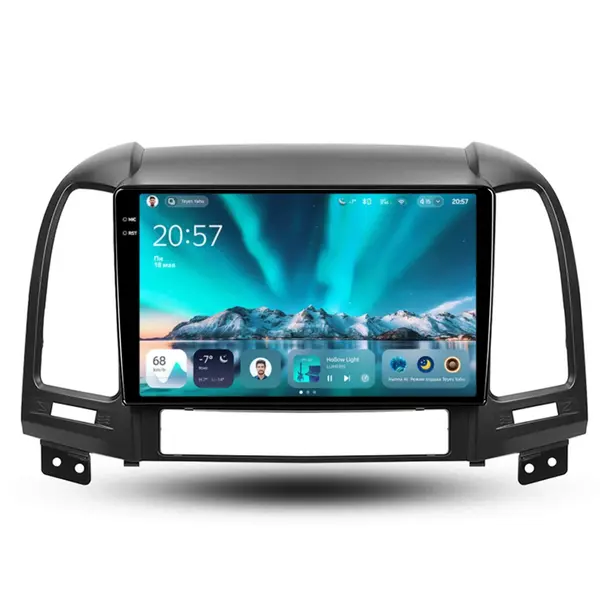 Navigatie Auto Teyes CC4 Hyundai Santa Fe 2 2007-2012 6+64GB 9.5" QLED Octa-core 2.7Ghz, Android 4G Bluetooth 5.1 DSP