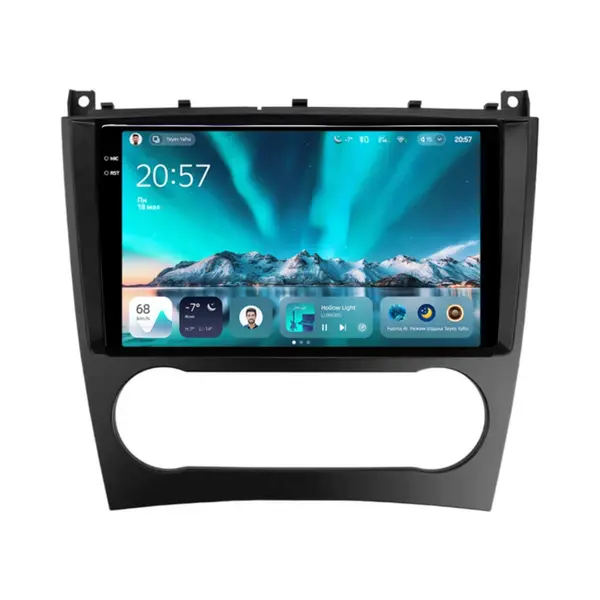 Navigatie Auto Teyes CC4 Mercedes-Benz C Class W203 2004-2011 6+64GB 9.5" QLED Octa-core 2.7Ghz, Android 4G Bluetooth 5.1 DSP