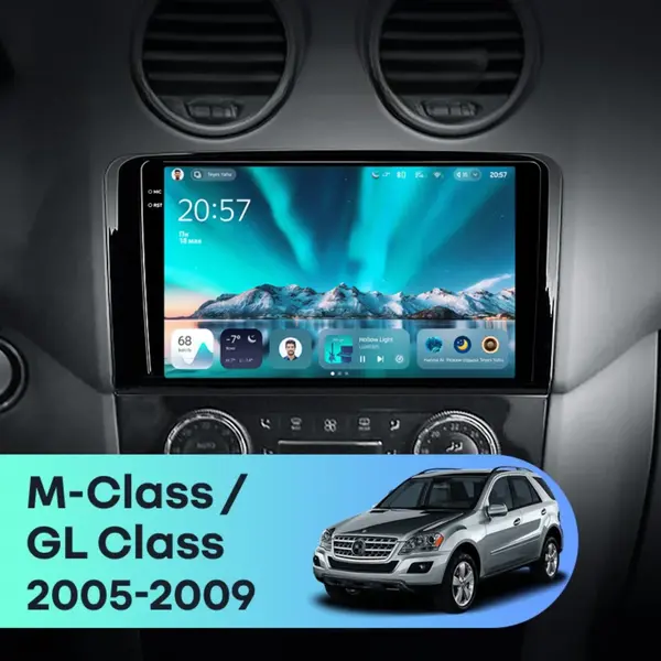 Navigatie Auto Teyes CC4 Mercedes-Benz GL X164 2006-2009 6+128GB 9.5" QLED Octa-core 2.7Ghz, Android 4G Bluetooth 5.1 DSP