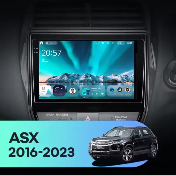 Navigatie Auto Teyes CC4 Mitsubishi ASX 2 2016-2023 6+64GB 9.5" QLED Octa-core 2.7Ghz, Android 4G Bluetooth 5.1 DSP