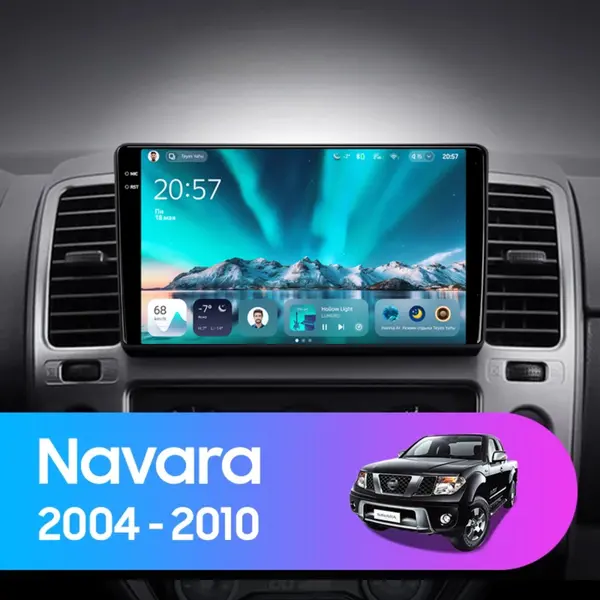 Navigatie Auto Teyes CC4 Nissan Navara 3 D40 2004-2010 6+128GB 9.5" QLED Octa-core 2.7Ghz, Android 4G Bluetooth 5.1 DSP