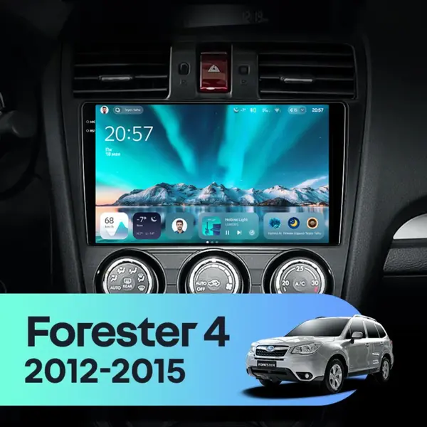 Navigatie Auto Teyes CC4 Subaru Forester 4 2012-2018 6+128GB 9.5" QLED Octa-core 2.7Ghz, Android 4G Bluetooth 5.1 DSP