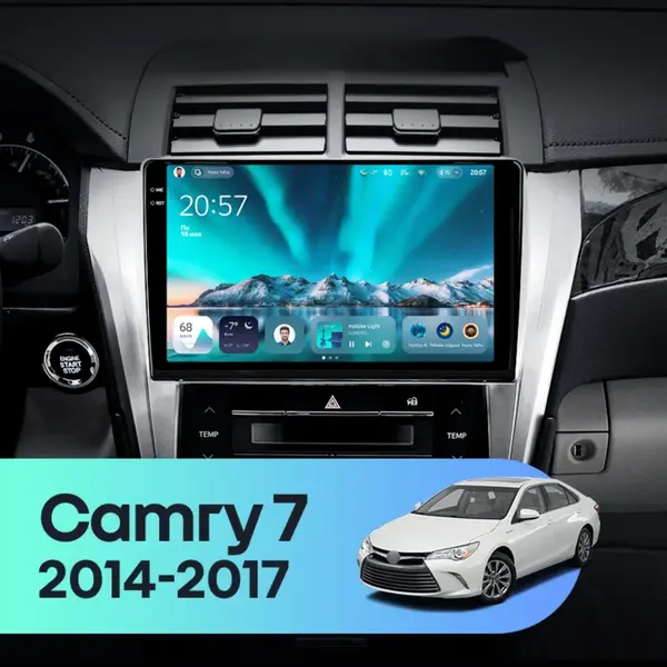 Navigatie Auto Teyes CC4 Toyota Camry 7 2014-2017 8+128GB 10.36" QLED Octa-core 2.7Ghz, Android 4G Bluetooth 5.1 DSP