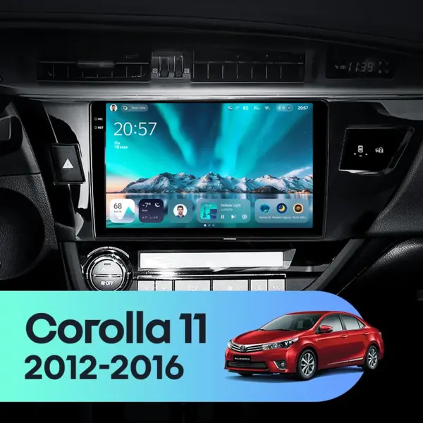 Navigatie Auto Teyes CC4 Toyota Corolla 11 2012-2016 6+64GB 10.36" QLED Octa-core 2.7Ghz, Android 4G Bluetooth 5.1 DSP