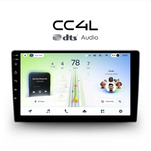 Navigatie Auto Teyes CC4L DTS 6+64GB 9 QLED, Android 13, 5G, CarPlay