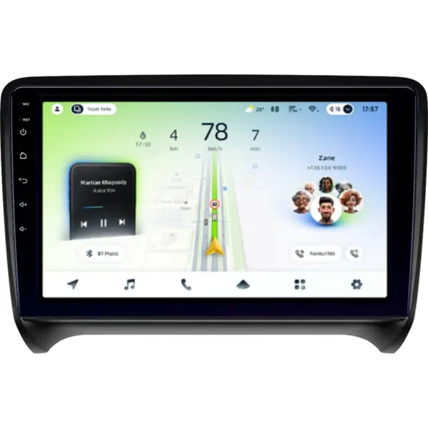 Navigatie Auto Teyes CC4L DTS Audi TT 8J 2006-2014 6+64GB 9" QLED Qualcomm 2Ghz, Android 4G Bluetooth 5.1 DSP