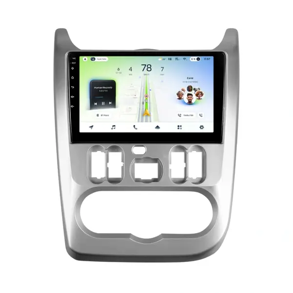 Navigatie Auto Teyes CC4L DTS Dacia Logan 1 2008-2012 6+64GB 9" QLED Qualcomm 2Ghz, Android 4G Bluetooth 5.1 DSP