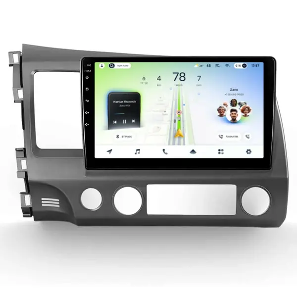 Navigatie Auto Teyes CC4L DTS Honda Civic 8 2005-2012 6+64GB 10.2" QLED Qualcomm 2Ghz, Android 4G Bluetooth 5.1 DSP