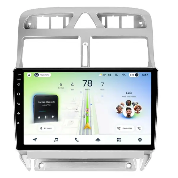 Navigatie Auto Teyes CC4L DTS Peugeot 307 2001-2008 6+64GB 9" QLED Qualcomm 2Ghz, Android 4G Bluetooth 5.1 DSP