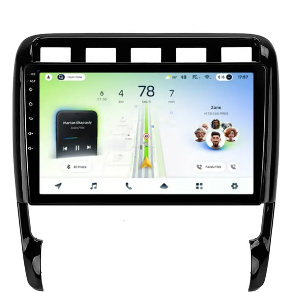 Navigatie Auto Teyes CC4L DTS Porsche Cayenne 2002-2010 6+64GB 9" QLED Qualcomm 2Ghz, Android 4G Bluetooth 5.1 DSP