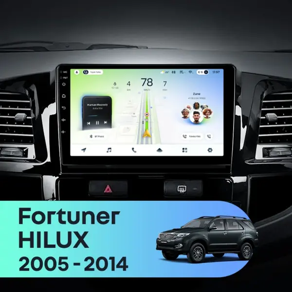 Navigatie Auto Teyes CC4L DTS Toyota Hilux 2005-2015 6+64GB 9" QLED Qualcomm 2Ghz, Android 4G Bluetooth 5.1 DSP