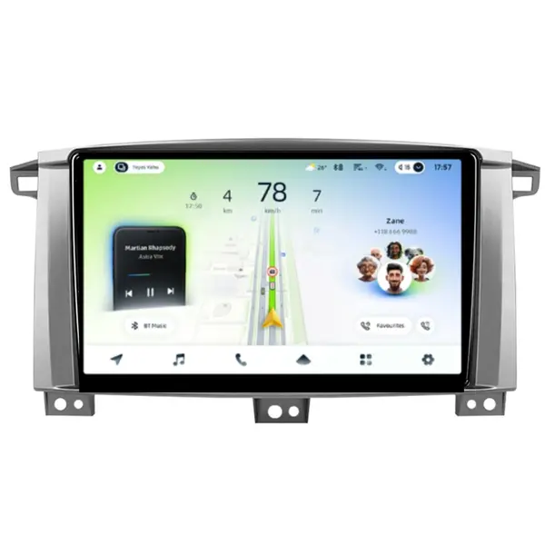 Navigatie Auto Teyes CC4L DTS Toyota Land Cruiser LC J100 2002-2007 6+64GB 9" QLED Qualcomm 2Ghz, Android 4G Bluetooth 5.1 DSP
