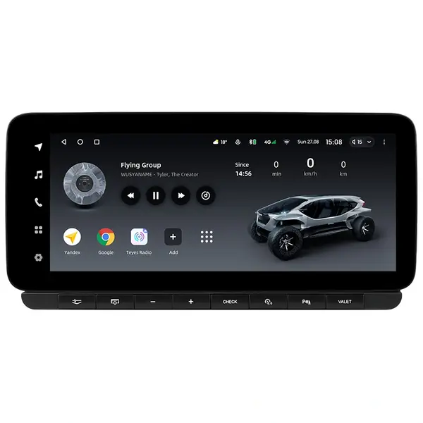 Navigatie Auto Teyes Lux One Audi A6 C6 2004-2011 6+128GB 12.3" IPS Octa-core 2Ghz, Android 4G Bluetooth 5.1 DSP