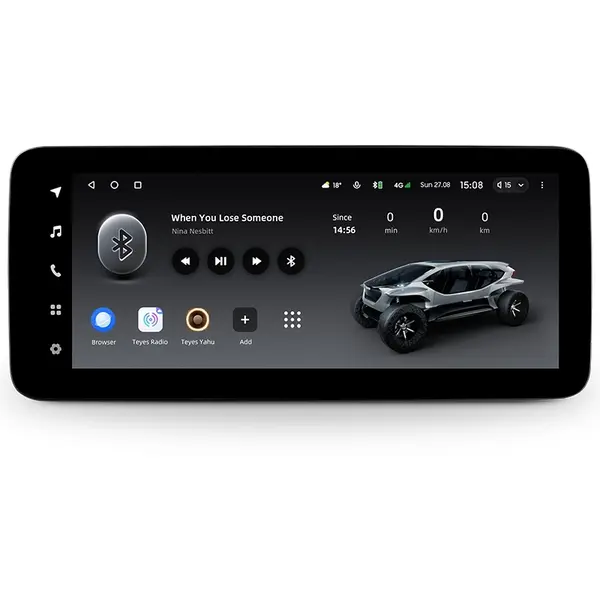 Navigatie auto Teyes Lux One Mercedes-Benz A Class W176 2012-2017 NTG 4.5 6+128GB 12.3” IPS Octa-Core 2.0 GHz Android 4G DSP Bluetooth 5.1