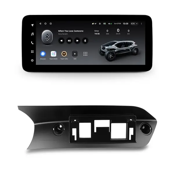 Navigatie auto Teyes Lux One Mercedes-Benz C Class W204 2011-2015 NTG 4.5 6+128GB 12.3” IPS Octa-Core 2.0 GHz Android 4G DSP Bluetooth 5.1