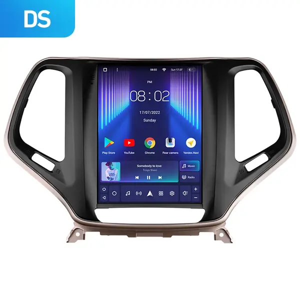 Navigatie Auto Teyes Tip Tesla TPRO 2 Jeep Cherokee 2013-2018 4+64GB 9.7" QLED Octa-core 1.8Ghz, Android 4G Bluetooth 5.1 DSP