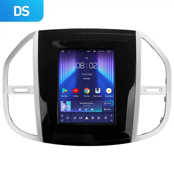 Navigatie Auto Teyes Tip Tesla TPRO 2 Mercedes-Benz Vito 3 2014-2023 4+64GB 9.7" QLED Octa-core 1.8Ghz Android 4G Bluetooth 5.1 DSP