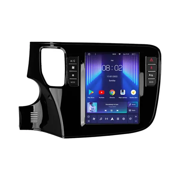 Navigatie Auto Teyes Tip Tesla TPRO 2 Mitsubishi Outlander 3 2013-2018 4+64GB 9.7" QLED Octa-core 1.8Ghz Android 4G Bluetooth 5.1 DSP