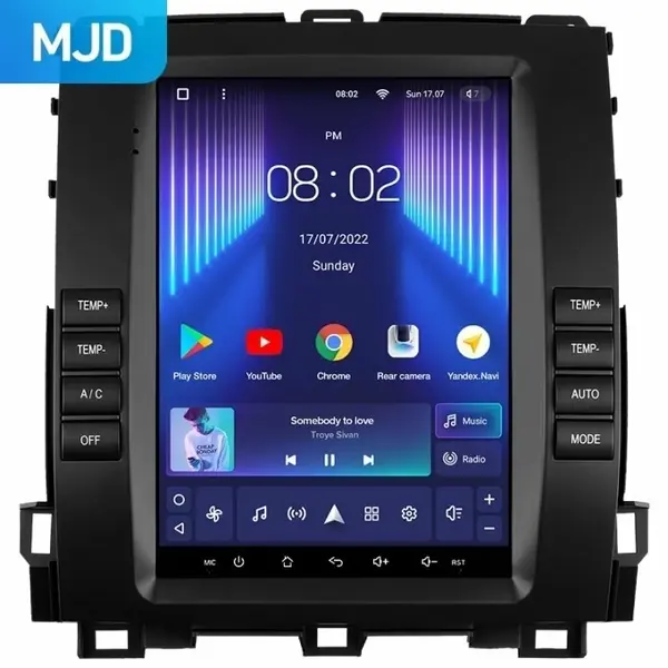 Navigatie Auto Teyes Tip Tesla TPRO 2 Toyota Land Cruiser Prado J120 2002-2009 3+32GB 9.7" QLED Octa-core 1.8Ghz, Android 4G Bluetooth 5.1 DSP