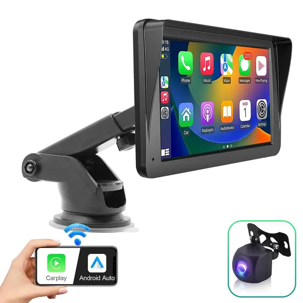 Navigatie Auto Timebox, Apple CarPlay, Android Auto, Ecran HD 7" inch - Default Title