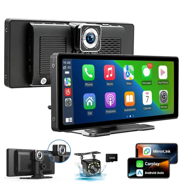 Navigatie Auto Timebox, Apple CarPlay, Android Auto, Wireless, Aux - Default Title
