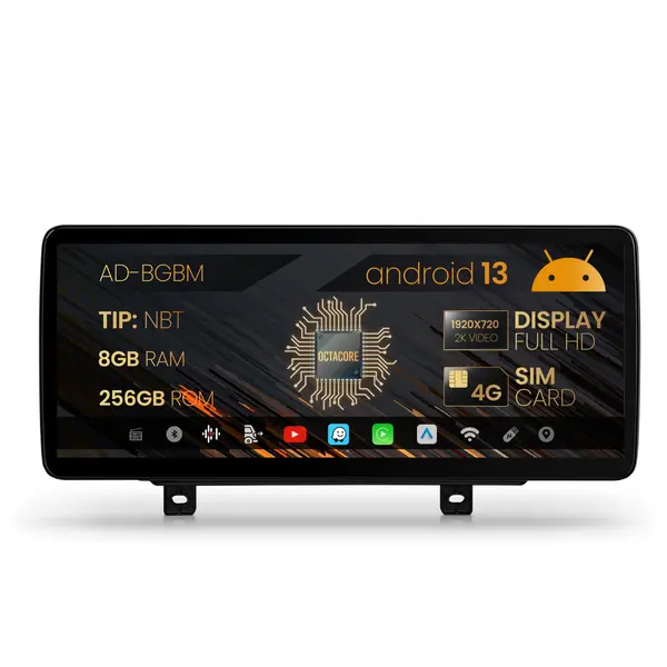Navigatie BMW Seria 2 F22 F45 F46 (2013-2016), Varianta NBT, Android 13, BM-Octacore 8GB RAM + 256GB ROM, 12.3 Inch -