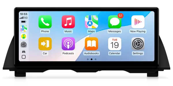 Navigatie BMW Seria 5 GT F07 (2009-2016), Linux OS OEM, Varianta CIC, CarPlay Android Auto Wireless, MirrorLink, Camera AHD, 12.3 Inch -