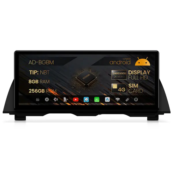 Navigatie BMW Seria 5 GT F07 (2013-2016), Varianta NBT, Android 13, BM-Octacore 8GB RAM + 256GB ROM, 12.3 Inch - AD-BGBM12008NB+AD-BGRKITBM008