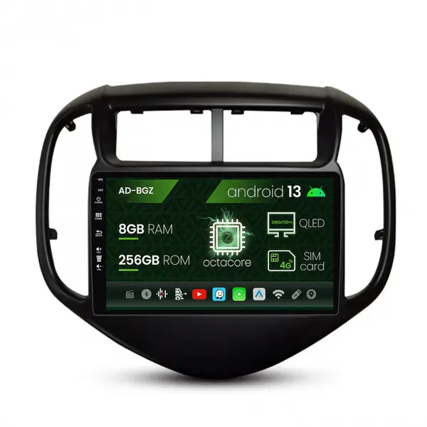 Navigatie Chevrolet Aveo (2016-2021), Android 13, Z-Octacore 8GB RAM + 256GB ROM, 9 Inch - AD-BGZ9008+AD-BGRKIT230